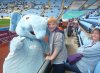 Anthony, Sue and mascot at Coventry City FC